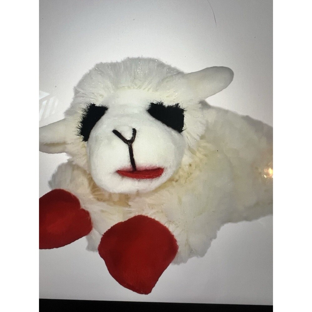 Multipet'S  Lamb Chop Jumbo White Plush Dog Toy, 24-Inch plush soft huge new